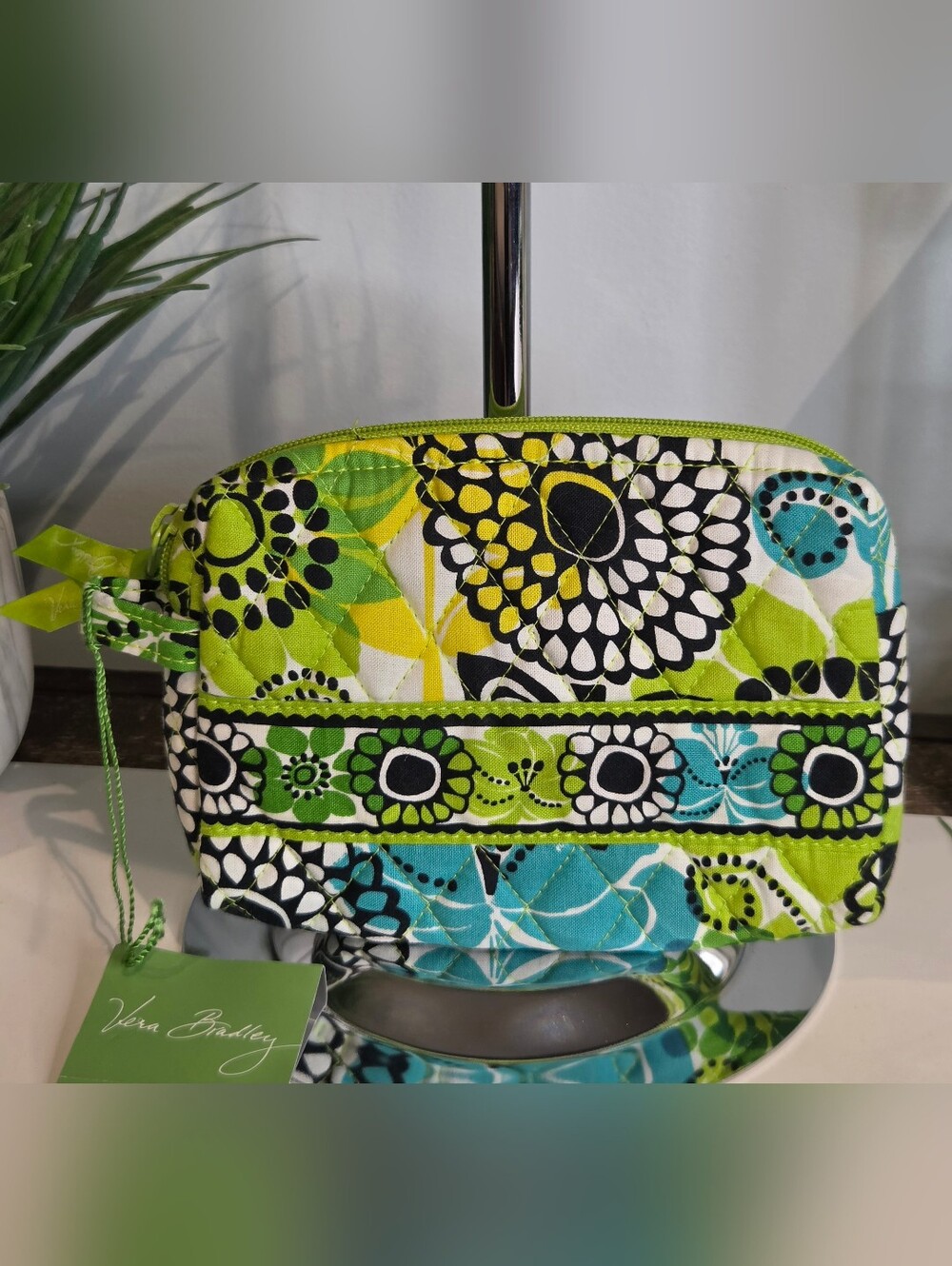 Vera Bradley Limes Up Sm Cosmetic Bag